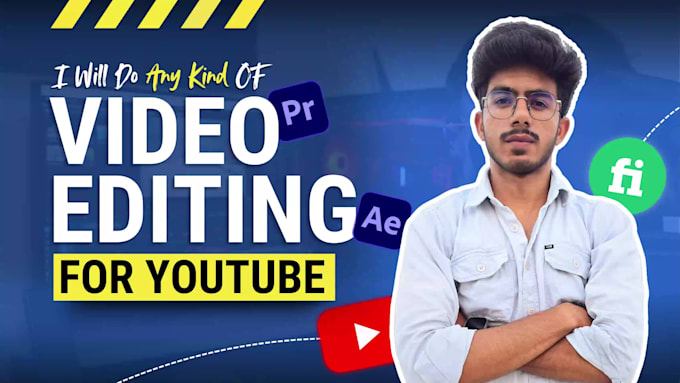 Do professional video editing for youtube as a video editor by Gourav ...
