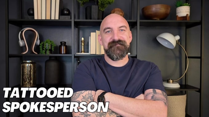 be your male ugc tattooed video spokesperson