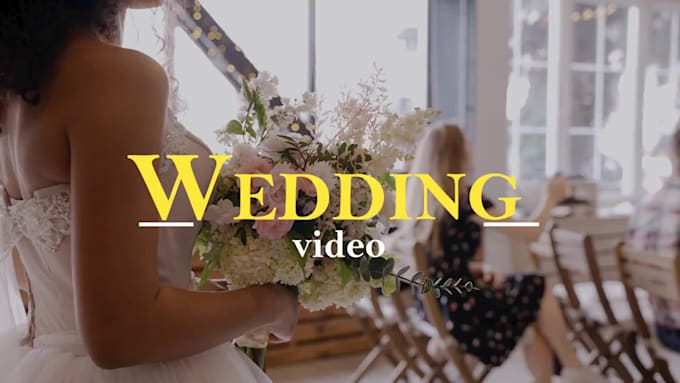 do professional wedding video editing