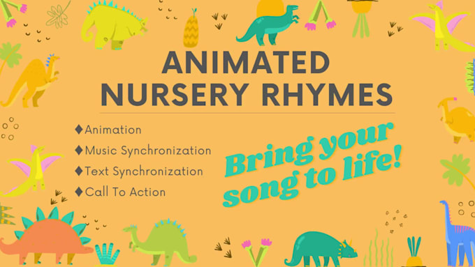 animate your nursery rhymes and childrens songs