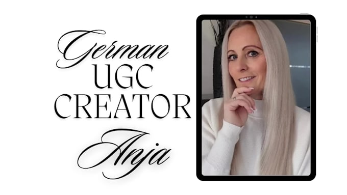 be your german speaking ugc creator