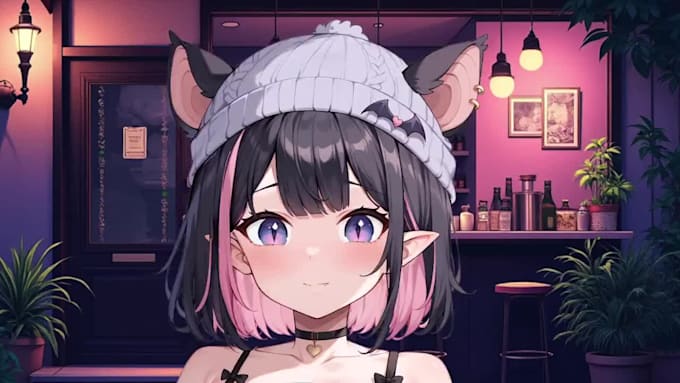 sketch and rig live2d avatar commission, vtuber character design live2d model