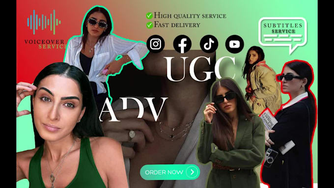 create ugc adv video for business social ecommerce etc