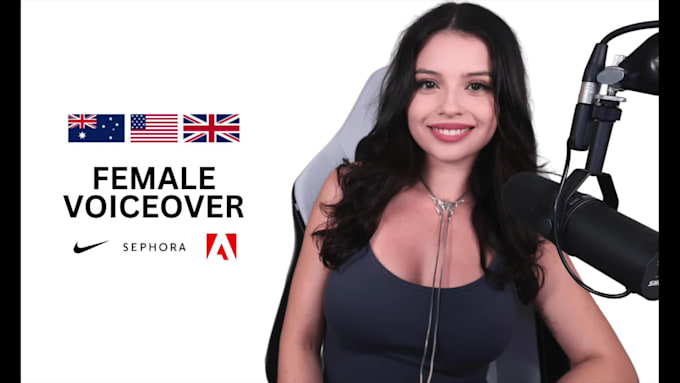 professionally record your female voice over