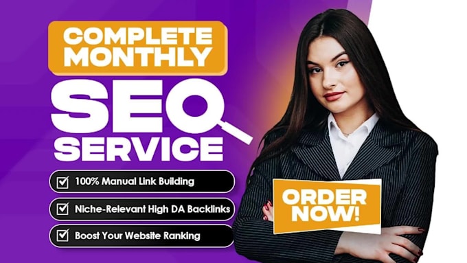 do monthly off page SEO with high authority dofollow backlinks