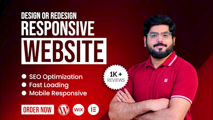 design a responsive wordpress website in 4 hours
