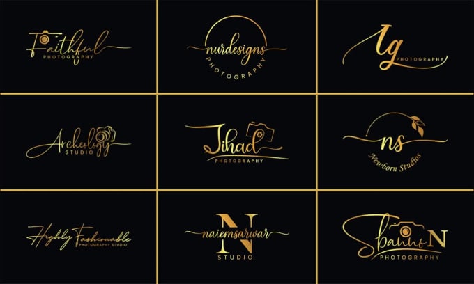 Design elegant photography handwritten signature logo by Nur_designs ...