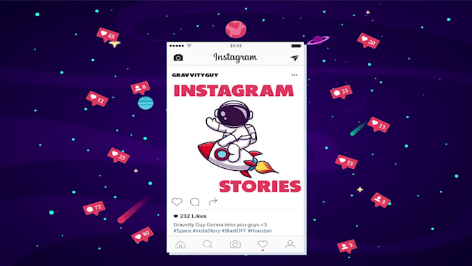 create instagram, facebook and youtube animated stories