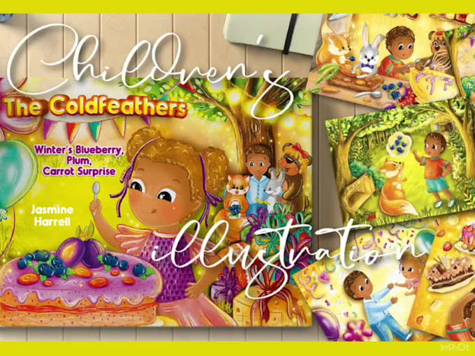 illustrate handdraw children story book illustration