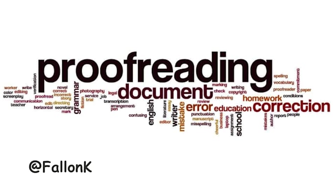 proofread, edit, punctuate, and check grammar