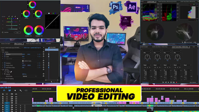 do professional video editing for you