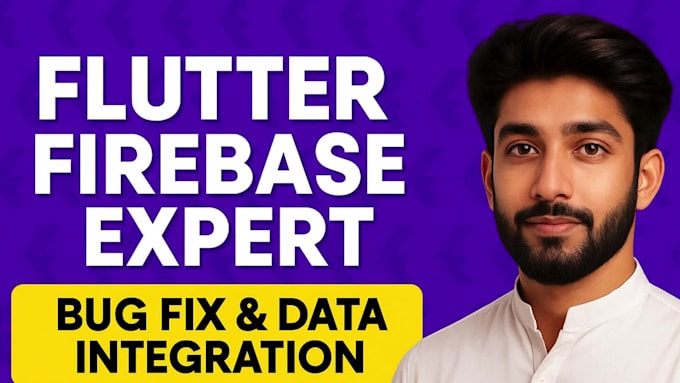 be your expert flutter developer to build,fix apps with firebase or supabase