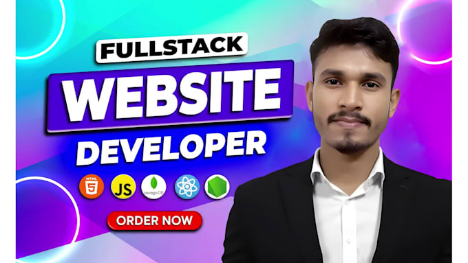 build or rebuild website development as full stack developer and website design