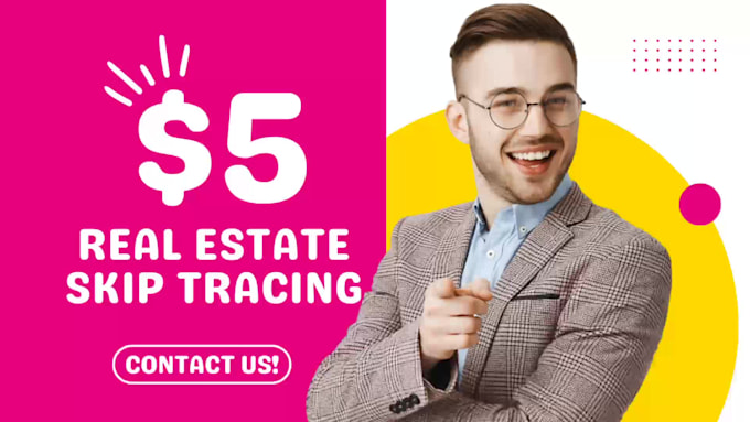 do real estate skip tracing with verified contact info, phone, and email
