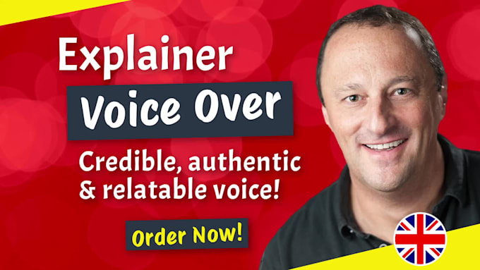 do conversational corporate video explainer voice over in british english