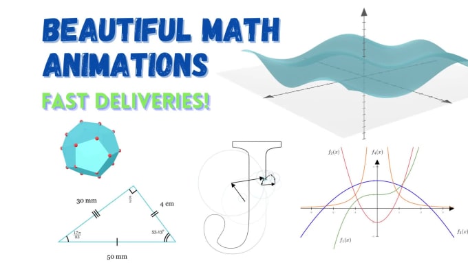 Make math and physics animations with manim by Jerosq | Fiverr