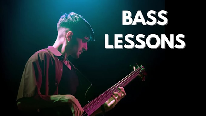 teach you bass guitar from beginner to advanced