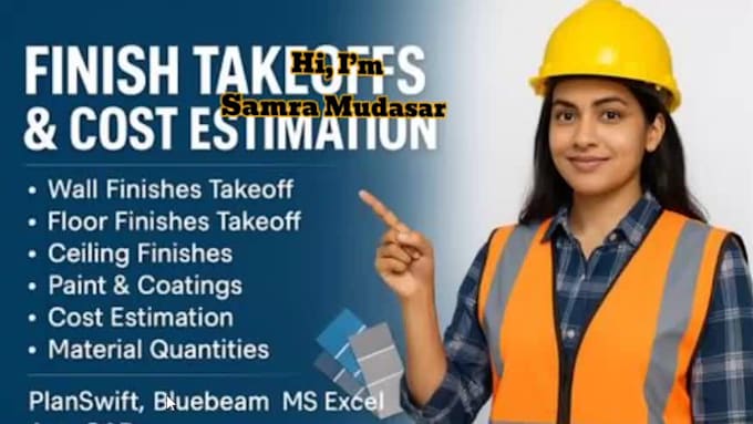 do division 9 finishes takeoff, boq and cost estimation