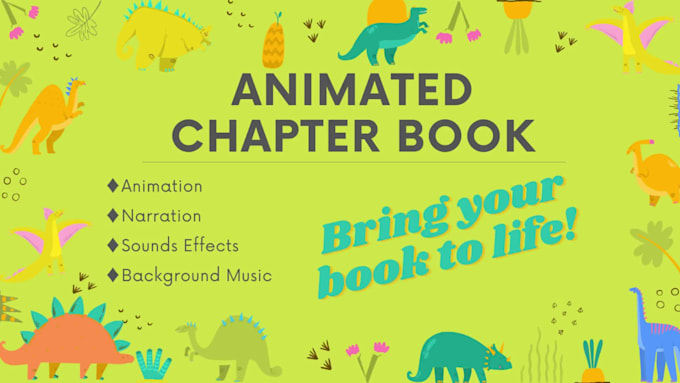 turn your kids chapter book into an animated videobook