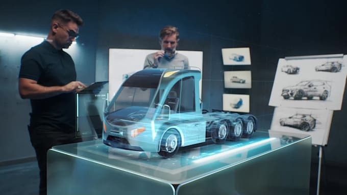 3d hologram infographic vfx to your video
