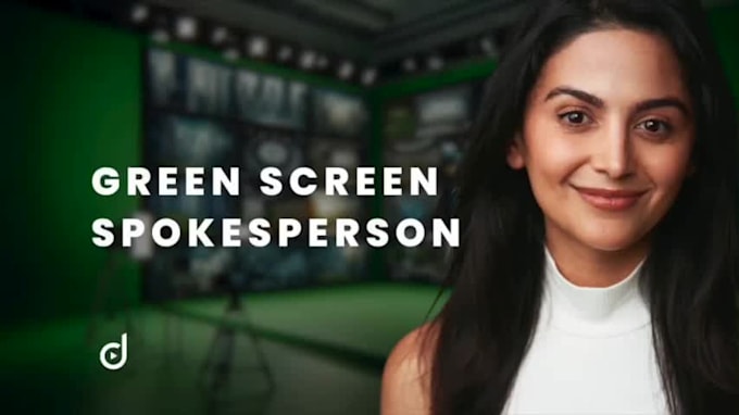be your green screen video spokesperson
