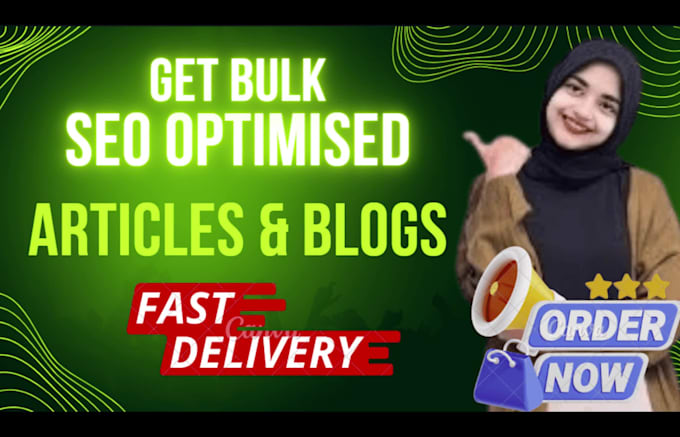 write bulk SEO articles and blog posts