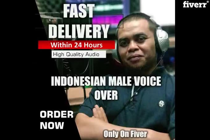 record male voice over in bahasa indonesia
