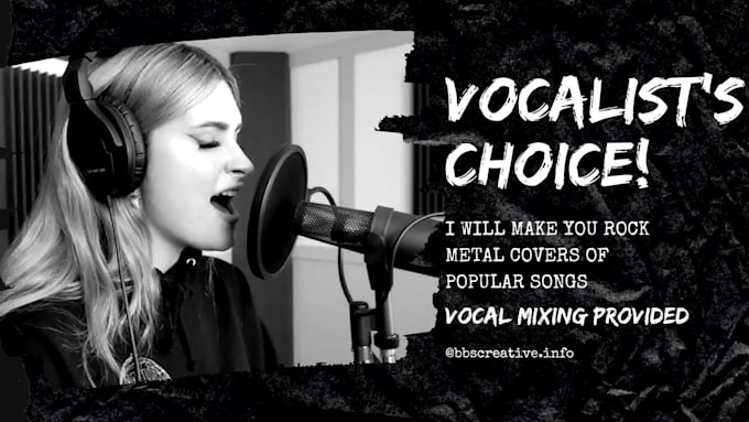 make popular rock and metal cover for your vocals