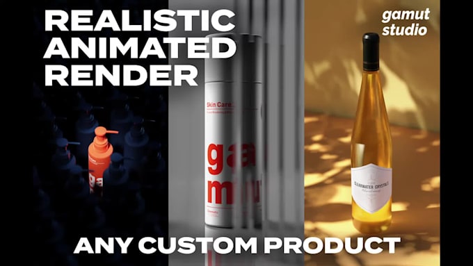 Do photorealistic animated 3d product rendering by Gamutstudio | Fiverr