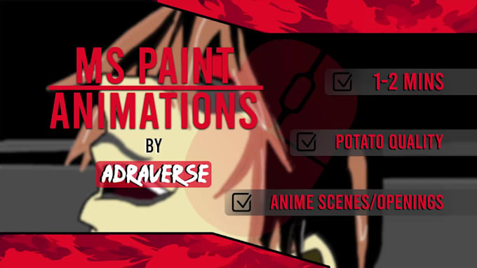 do short anime videos in paint