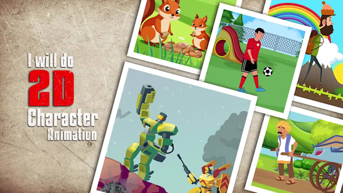 do professional motion graphic design and 2d animation