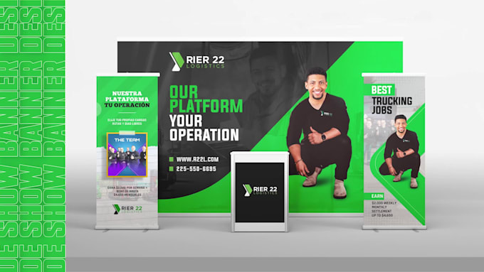 design trade show booth graphics, backdrop, trade show banner