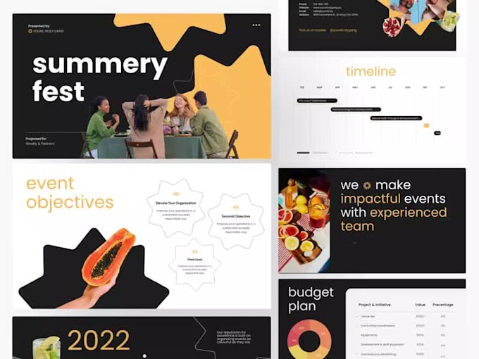 redesign and animate your powerpoint presentation and pitch deck