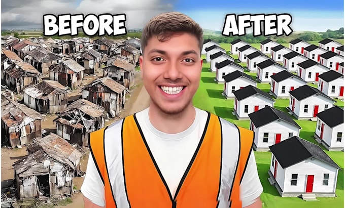 edit construction and realestate tiktok, reels, shorts with trends