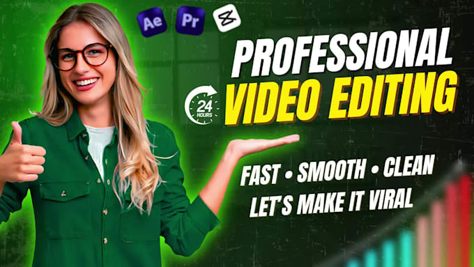 do professional video editing and vsl editing in 24 hours