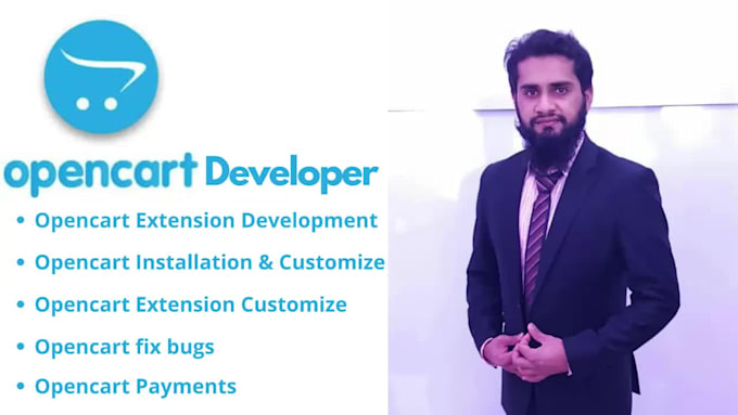 install, fix, customize your opencart webpage and develop new extensions