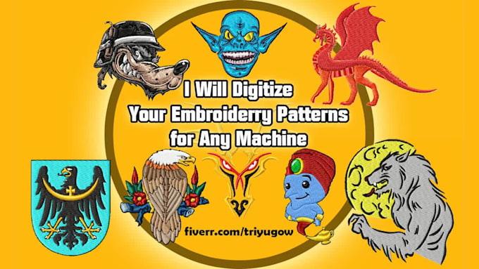 digitize your embroidery patterns for any machine