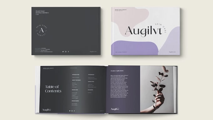 design modern brand identity and brand style guide