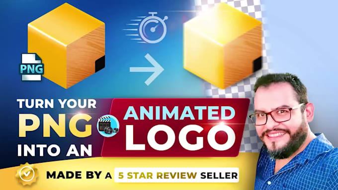 turn your png into an animated logo