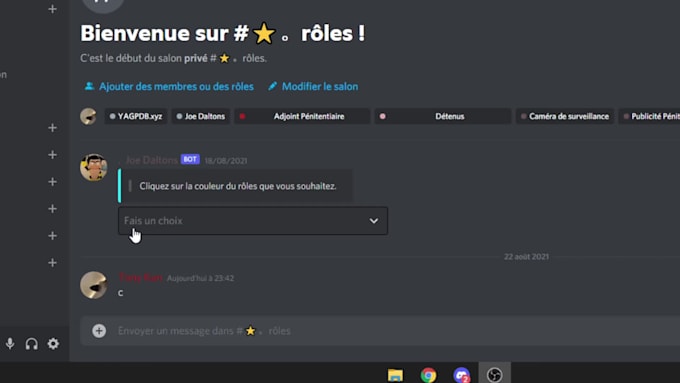 develop your bot discord