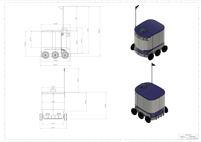 do cad design of electro mechanical and robotic systems