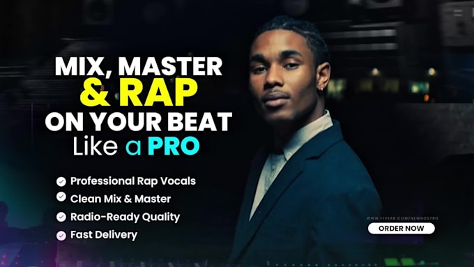 rap on your song with crisp vocals