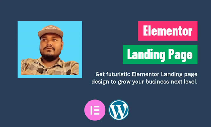 design your wordpress website landing pages using elementor