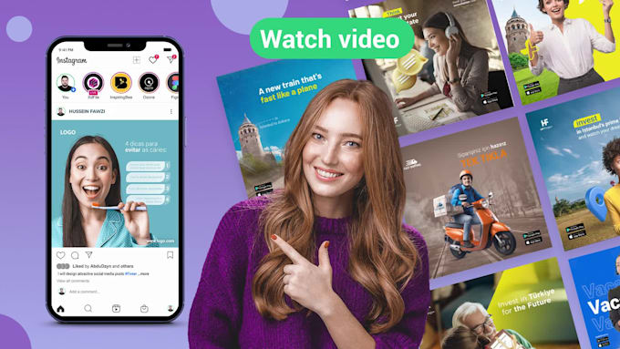 create custom social media image designs to boost engagement