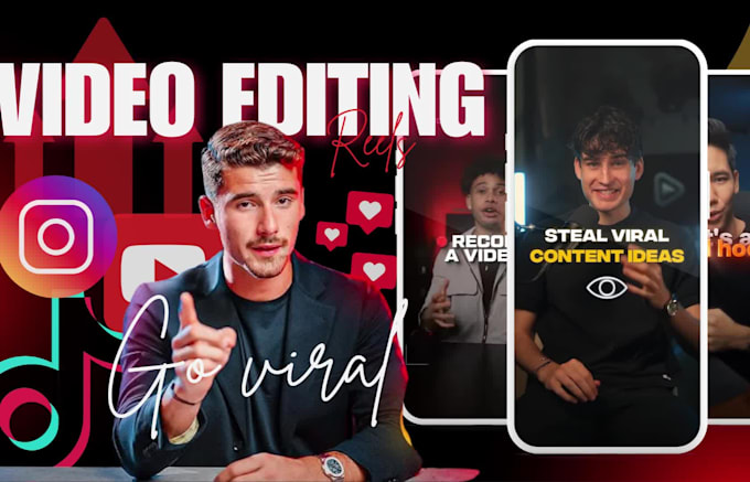 edit viral and engaging instagram reels and tiktoks