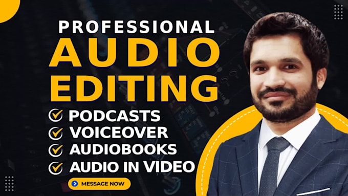 edit audio, remove noise, echo, wind, fix, and repair your voice recordings