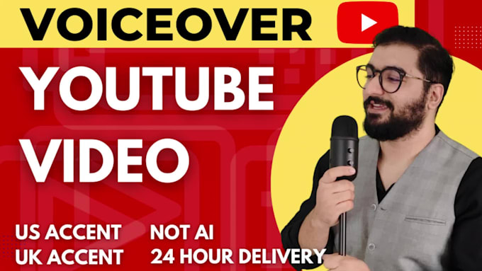 be your youtube channels voiceover