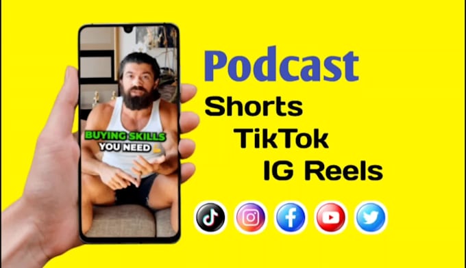 edit your podcast into short form video clips