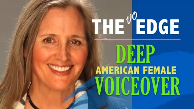be your warm deep mature american female voice over actor, youtube narrator