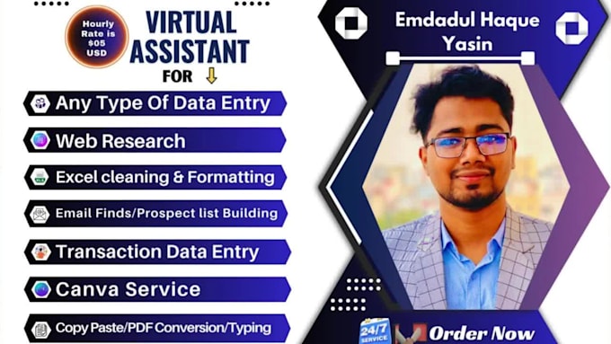 do CRM data entry, excel data cleaning, data migration, email finding